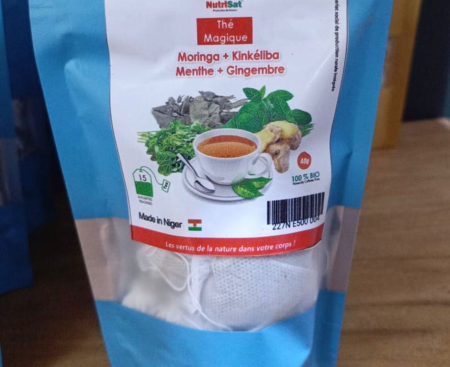 Thé magique ( Moringa,Citronnelle,Menthe,Gingembre)